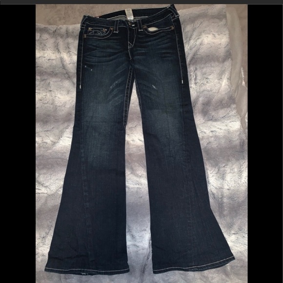 True Religion Dani jeans worn maybe 3 times cute💜 - Picture 2 of 6